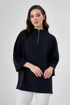 Двойная черная туника Mizalle