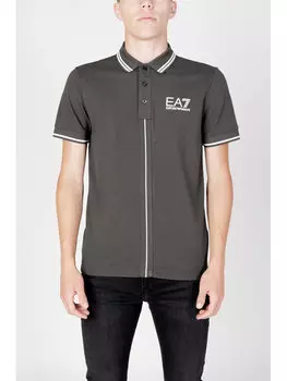 Двойная футболка Ea7 Emporio Armani, серый