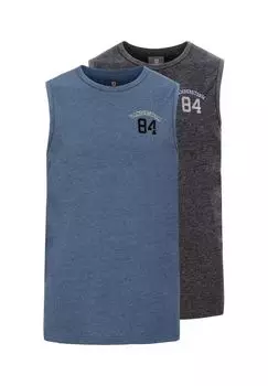 Двойная майка PORO JAN VANDERSTORM, синий