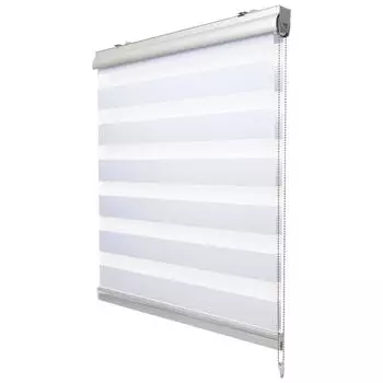 Двойная руленая штора soldecor dk9 с кассетой 140/220 см белая Sol Royal, белый