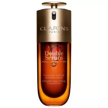 Двойная сыворотка против старения для упругости, усиления сияния и сужения пор Clarins, объем 48 мл
