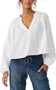 Двойная ткань Юкка Free People, цвет Optic White