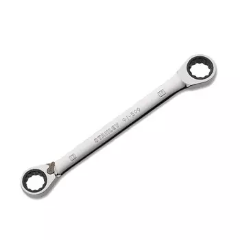 Двойная трещотка Stanley из хромованадиевой стали с храповым механизмом, метрический 8x9 мм, двусторонний ключ 91-588-1L-22 one