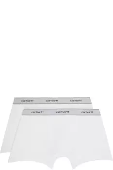 Двойная упаковка белых хлопковых трусов-боксеров Carhartt Work In Progress