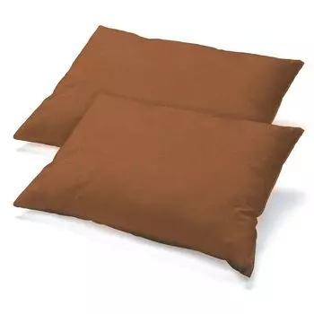 Двойная упаковка Чехол BeNature 40x80 каштановый хлопковый трикотаж Mako на молнии CelinaTex