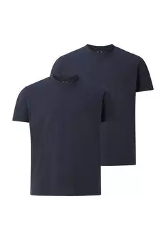 Двойная упаковка футболок EARL BOON Charles Colby, темно-синий