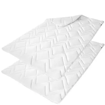 Двойная упаковка из 2 пуховых одеял из микрофибры, летнего одеяла 155 x 200 Sei Design Heimtextilien, белый