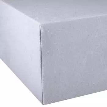 Двойная упаковка Эксклюзив 90x200-100x220 серебристо-серый 97 % хлопок 3 % эластан 230 г/м водяная кровать aqua-textil