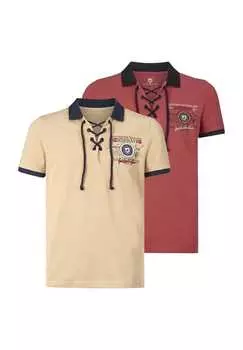 Двойная упаковка рубашки поло eljar Jan Vanderstorm, красный