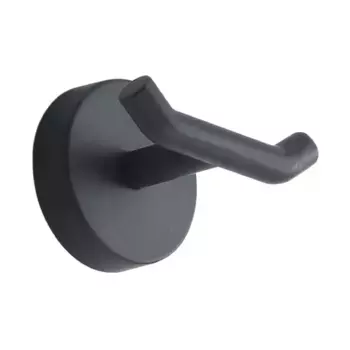 Двойная вешалка для ванной комнаты Eros Gedy, черный