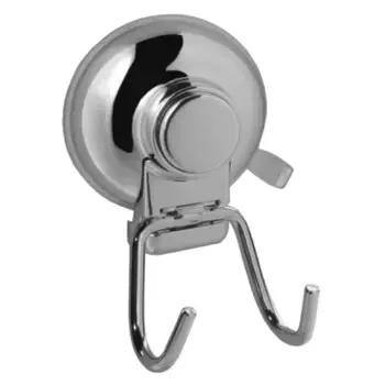 Двойная вешалка для ванной комнаты Hot Gedy, хром