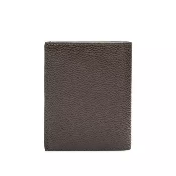 Двойная визитница Thom Browne с зернистой отделкой