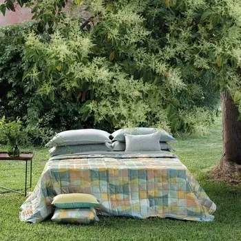 Двойное атласное одеяло Reever, зеленый