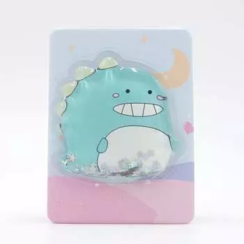 Двойное карманное зеркало с 3D-изображением Дино., myHomelife, синий