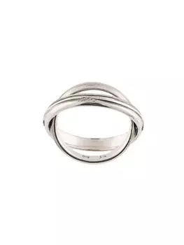 Двойное кольцо WERKSTATT:MNCHEN, серебряный