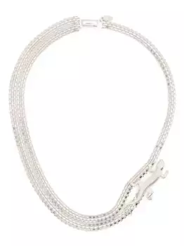 Двойное колье с саламандрой Wouters & Hendrix, серебяный