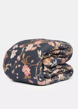 Двойное одеяло из чистого хлопкового атласа Croff, синий