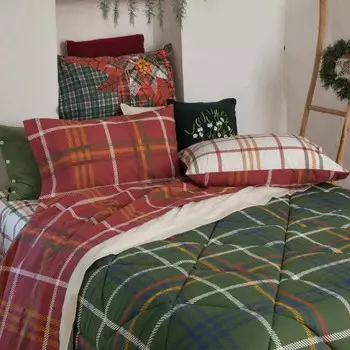 Двойное одеяло из осинового хлопка. Riviera, белый