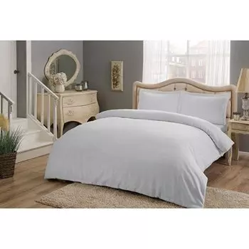 Двойной атласный Комплект постельного белья Tac, базовый серый