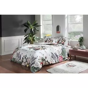 Двойной атласный Комплект постельного белья Tac Cherlin Green