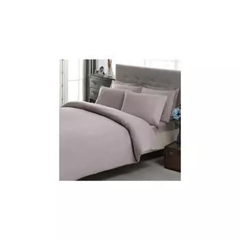 Двойной атласный Комплект постельного белья Tac Premium Basic, сиреневый