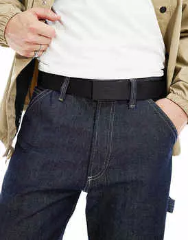 Двойной черный сезонный ремень Dickies