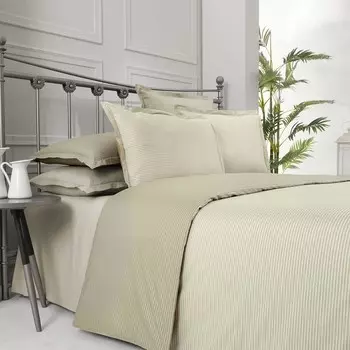 Двойной хлопковый Комплект постельного белья Sarev в необычную полоску