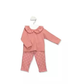 Двойной комплект для девочки оранжевого цвета BABID, оранжевый