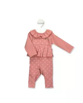 Двойной комплект для девочки оранжевого цвета BABID, оранжевый