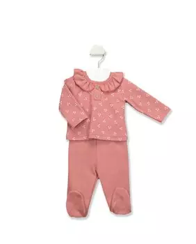 Двойной комплект для девочки оранжевого цвета BABID, оранжевый