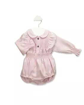 Двойной комплект для девочки розового цвета BABID, розовый