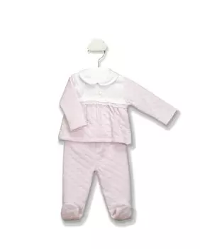 Двойной комплект для девочки розового цвета BABID, розовый
