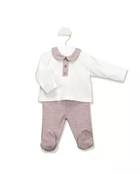 Двойной комплект для мальчика в красно-белых тонах BABID, красный