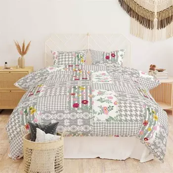 Двойной комплект пододеяльников Evidea Soft Luna - разноцветный