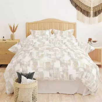 Двойной комплект пододеяльников Evideoa Soft Breeze — белый Evidea