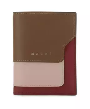 Двойной кошелек Marni, коричневый