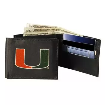Двойной кошелек University of Miami Hurricanes