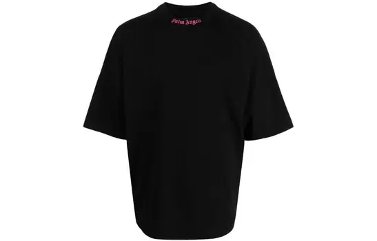Двойной логотип на футболке Palm Angels, черный
