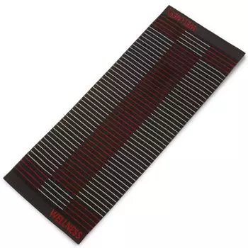 Двойной п. Полотенце для сауны Halifax 80х200 бордо/антрацит хлопковая махровая ткань 480г/м Relaxlounge надписи aqua-textil