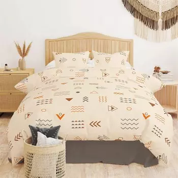 Двойной пододеяльник Evidea Soft Cauda - бежевый