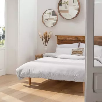 Двойной пододеяльник мягкой пряжи микрофибры Amo Lacasa, белый