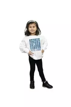 Двойной свитшот цвета индиго из фильма «Лига справедливости» DC Comics, белый