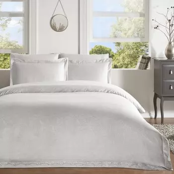 Двойной жаккардовый Комплект постельного белья Tac Lovely Dreams, норка Бланка