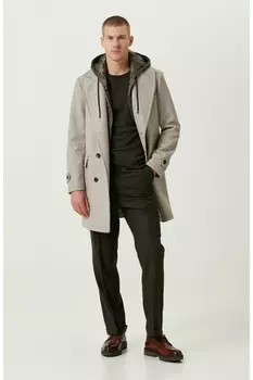 Двойные брюки цвета хаки Network, хаки