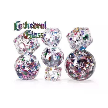 Двойные игральные кости — Соборное стекло (7), Miscellaneous Dice & Accessories (Gate Keeper Games)