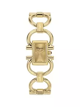 Двойные мини-часы Gancini FERRAGAMO, желтый