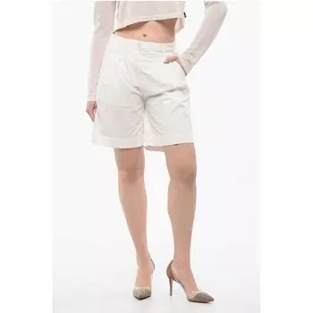 Двойные плиссированные эластичные шорты Woolrich, White