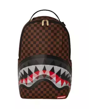 Двояковыпуклый рюкзак Shark in Paris Sprayground, коричневый