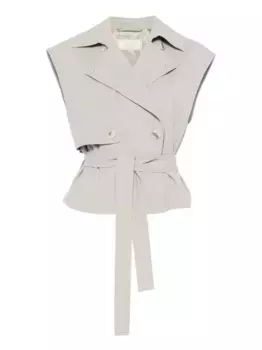 Двубортная куртка без рукавов Peserico, серый