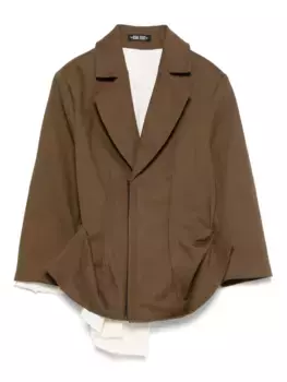 Двубортная куртка Elena Velez, зеленый